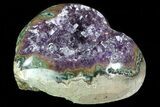 Purple Amethyst Crystal Heart - Uruguay #76775-1